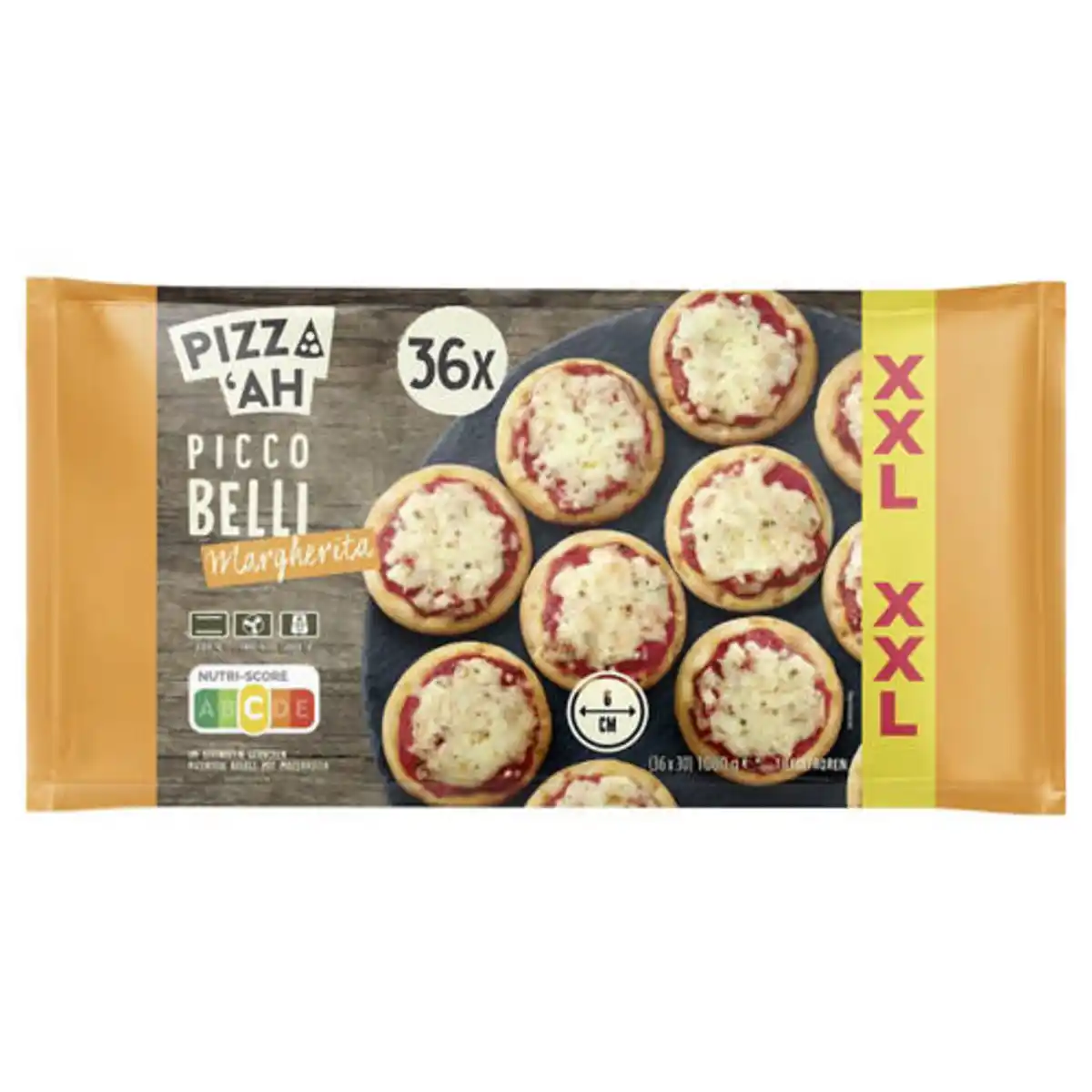 Bild 1 von PIZZ‘AH Picco Belli XXL 36er-Pack 1.080 g, Margherita