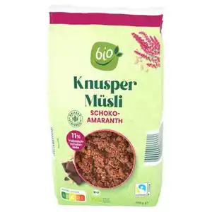 Bio Knusper Müsli 1 kg, Schoko-Amaranth