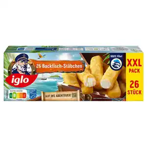 IGLO XXL Backfisch-Stäbchen 728 g