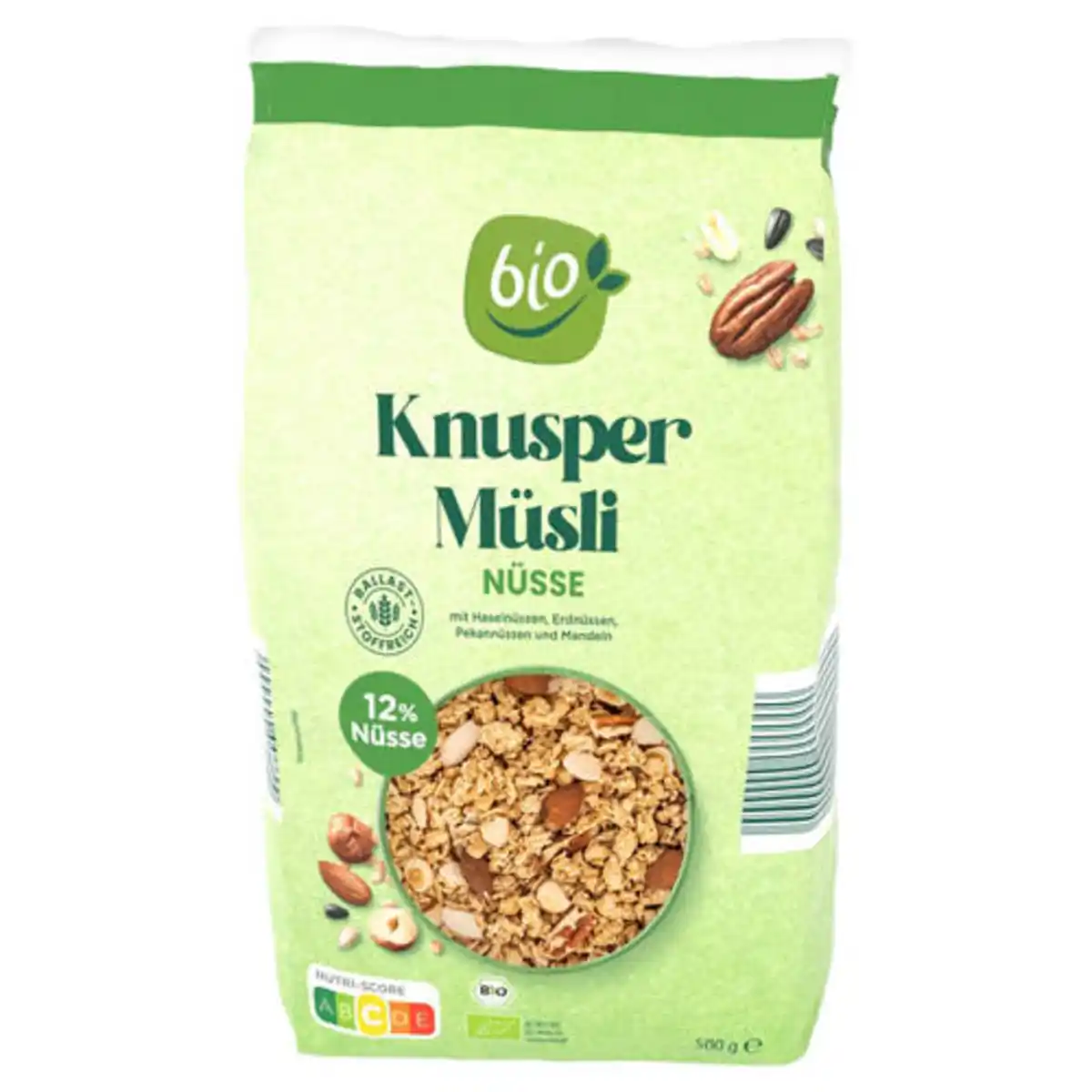Bild 1 von Bio Knusper Müsli 1 kg, Knusper Nüsse