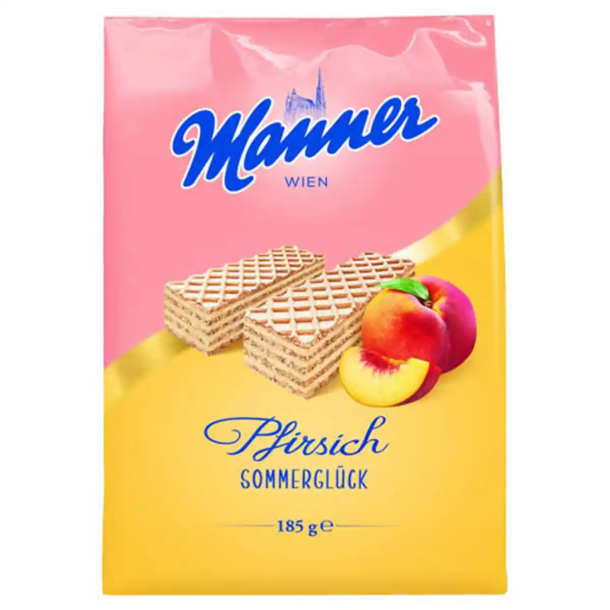 Bild 1 von MANNER Sommerwaffeln185 g, Pfirsich