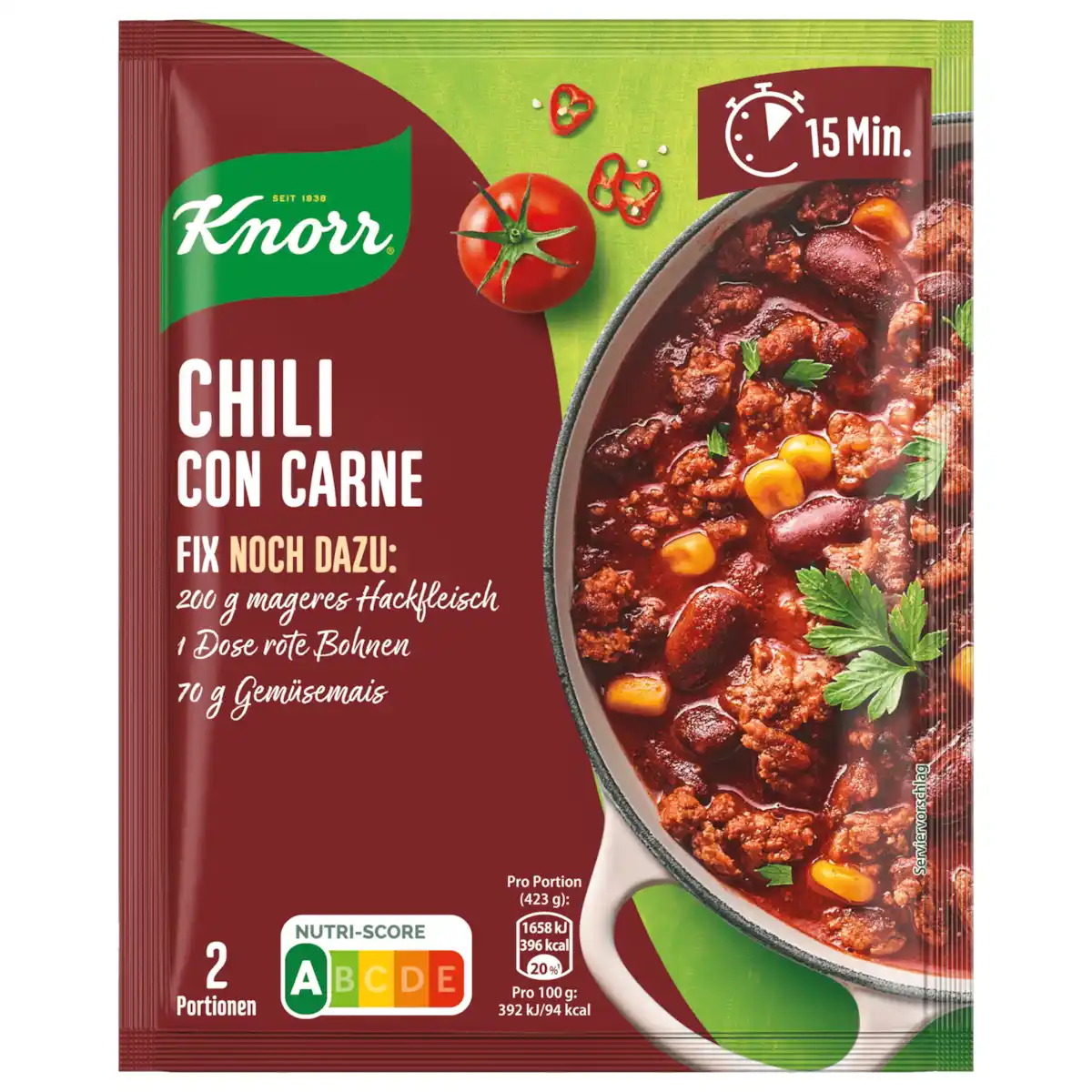 Bild 1 von Knorr Fix Chili Con Carne 33g