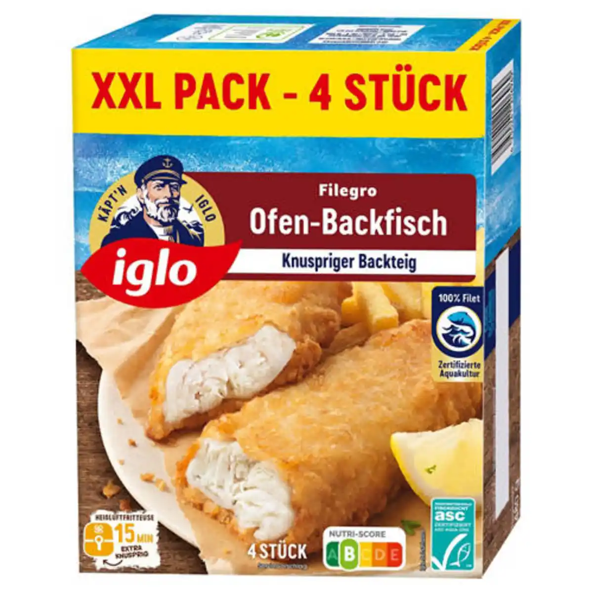 Bild 1 von IGLO XXL Filegro Ofen-Backfisch 480 g