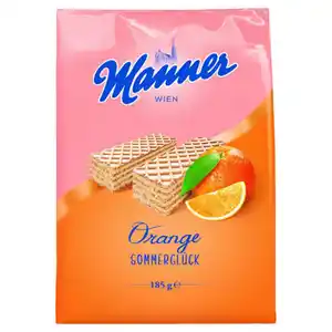 MANNER Sommerwaffeln 185 g, Orange