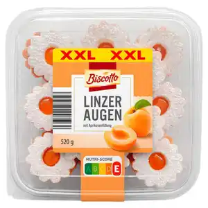 BISCOTTO Linzer Augen XXL-Packung 520 g