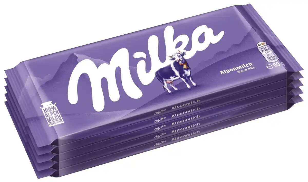 Bild 1 von MILKA Tafelschokolade, 5 x 90-g-Tafel