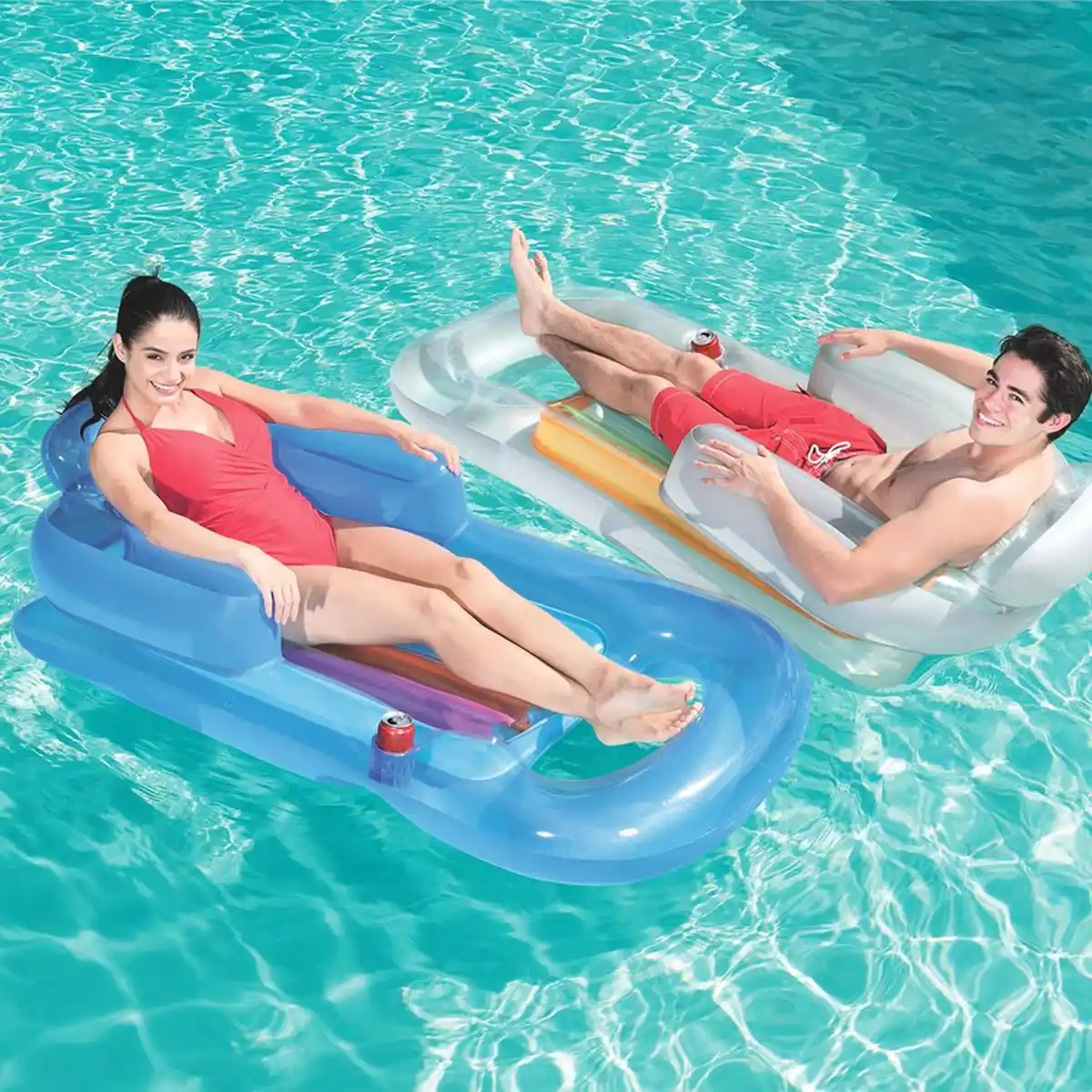 Bild 1 von Designer-Schwimmlounge Rückenlehne und Getränkehalter