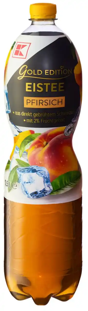 Bild 1 von K-GOLD EDITION Eistee, 1,5-l-Fl.