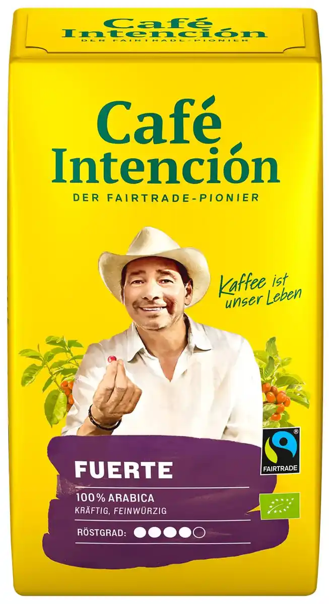 Bild 1 von CAFÉ INTENCIÓN Bio-Kaffee gemahlen, 500-g-Packg.
