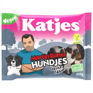 Katjes Martin Rütter Hundjes Lakritz vegan 210g