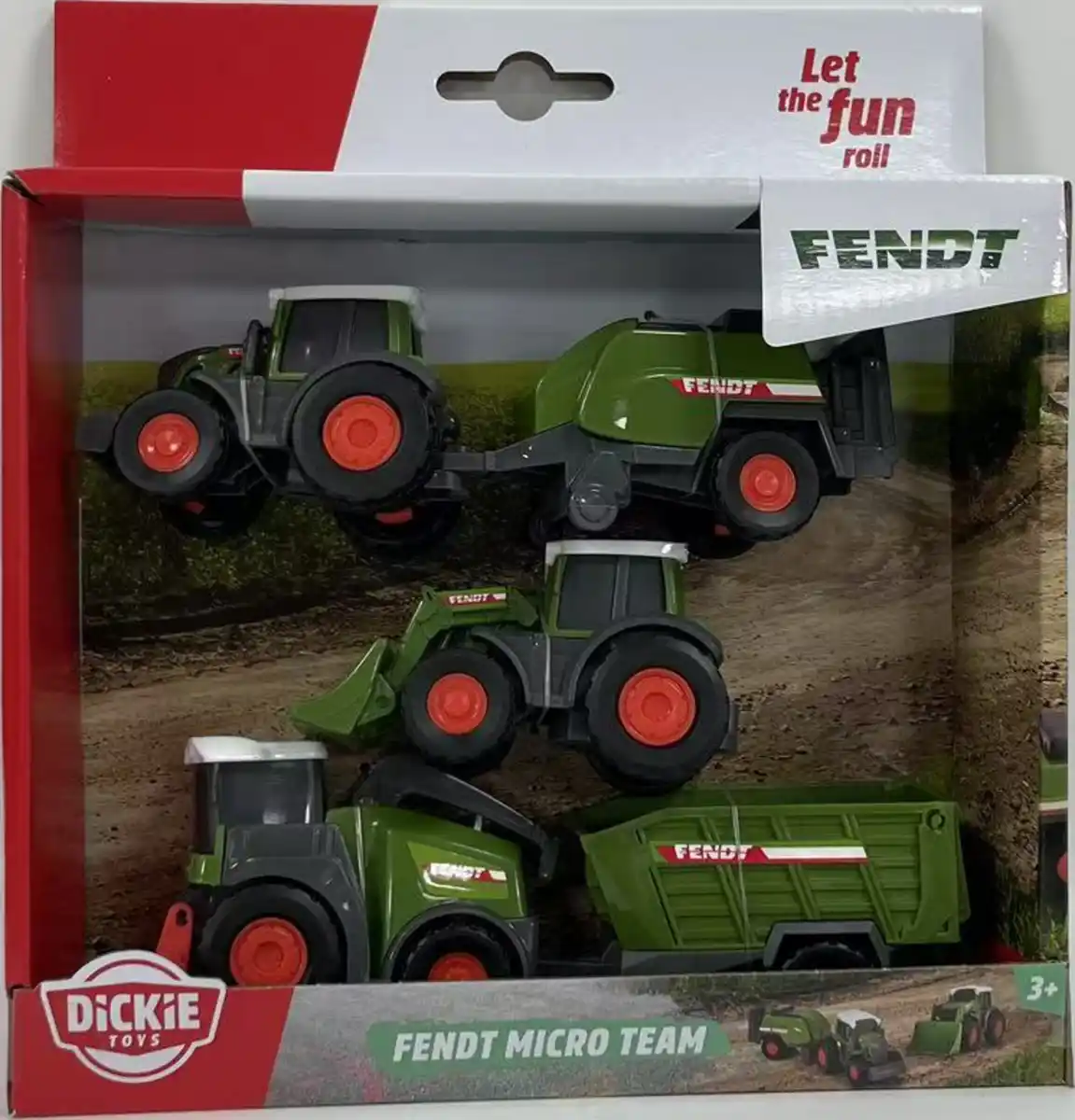 Bild 1 von Dickie Toys Micro Workers Spielset Fendt
