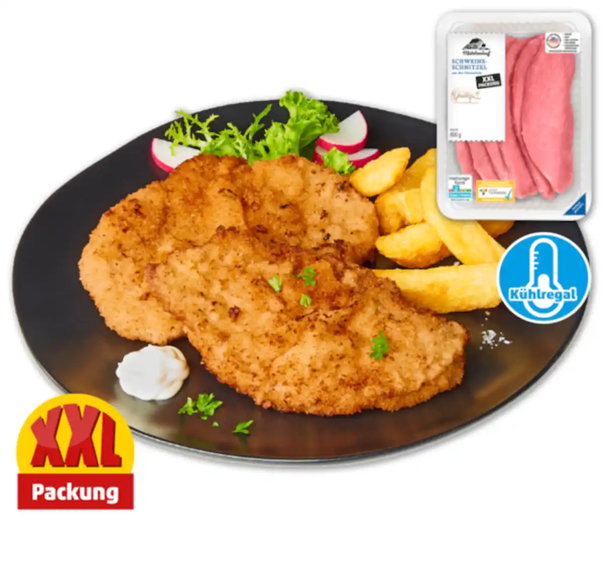 Bild 1 von MÜHLENHOF Frische Schweine-Schnitzel*