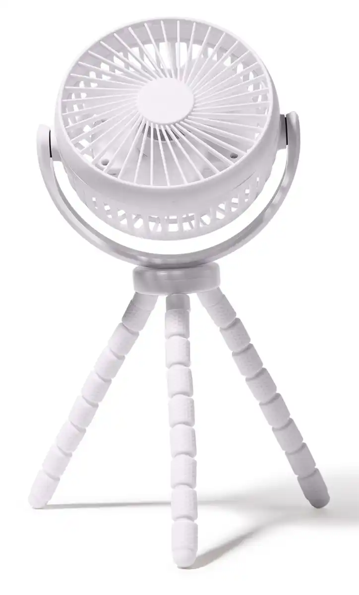 Bild 2 von IDEENWELT Akku-Ventilator weiß