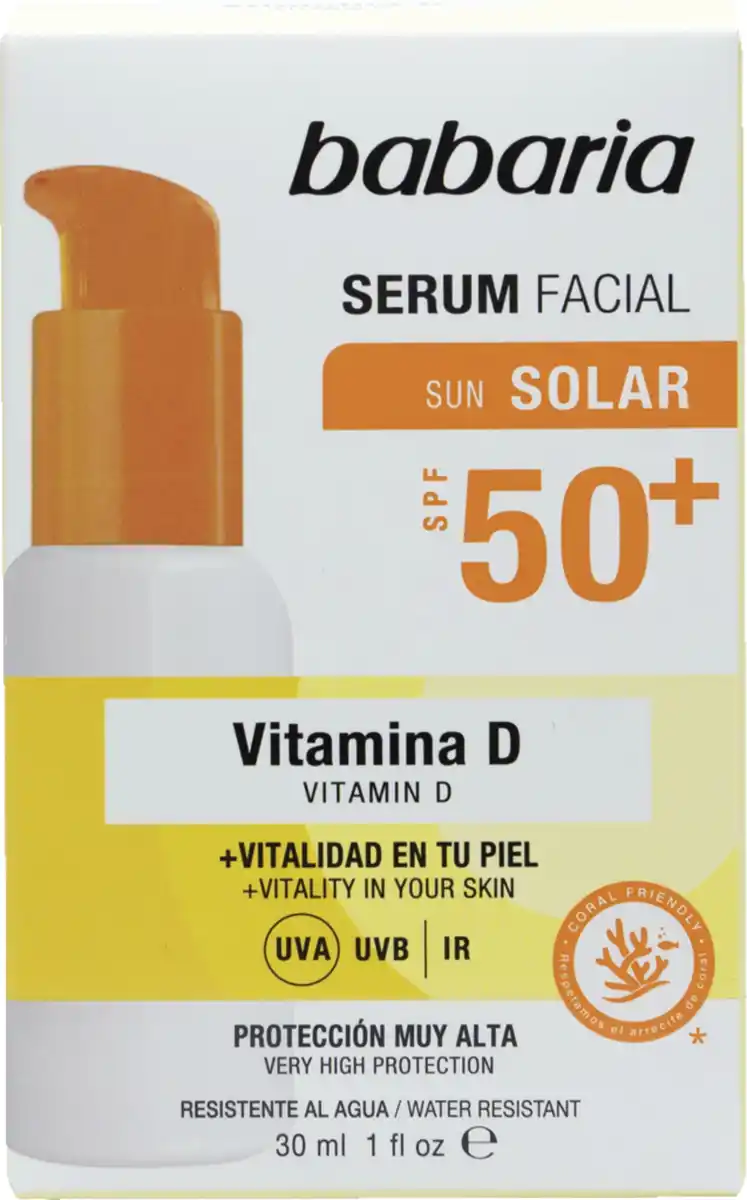 Bild 1 von babaria Sunlovers Vitamin D Gesichtsserum LSF 50+, 30 ml