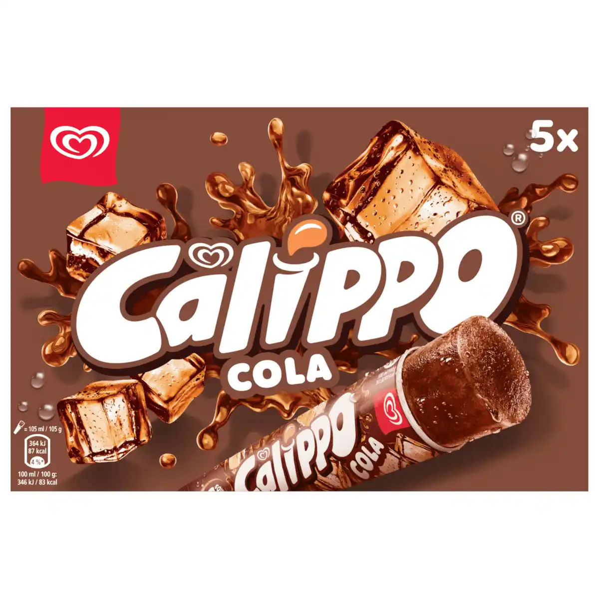 Bild 1 von Langnese Calippo Cola Eis 5x105ml