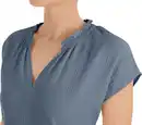 Bild 2 von IDEENWELT Musselin-Kleid dunkelblau Gr. L
