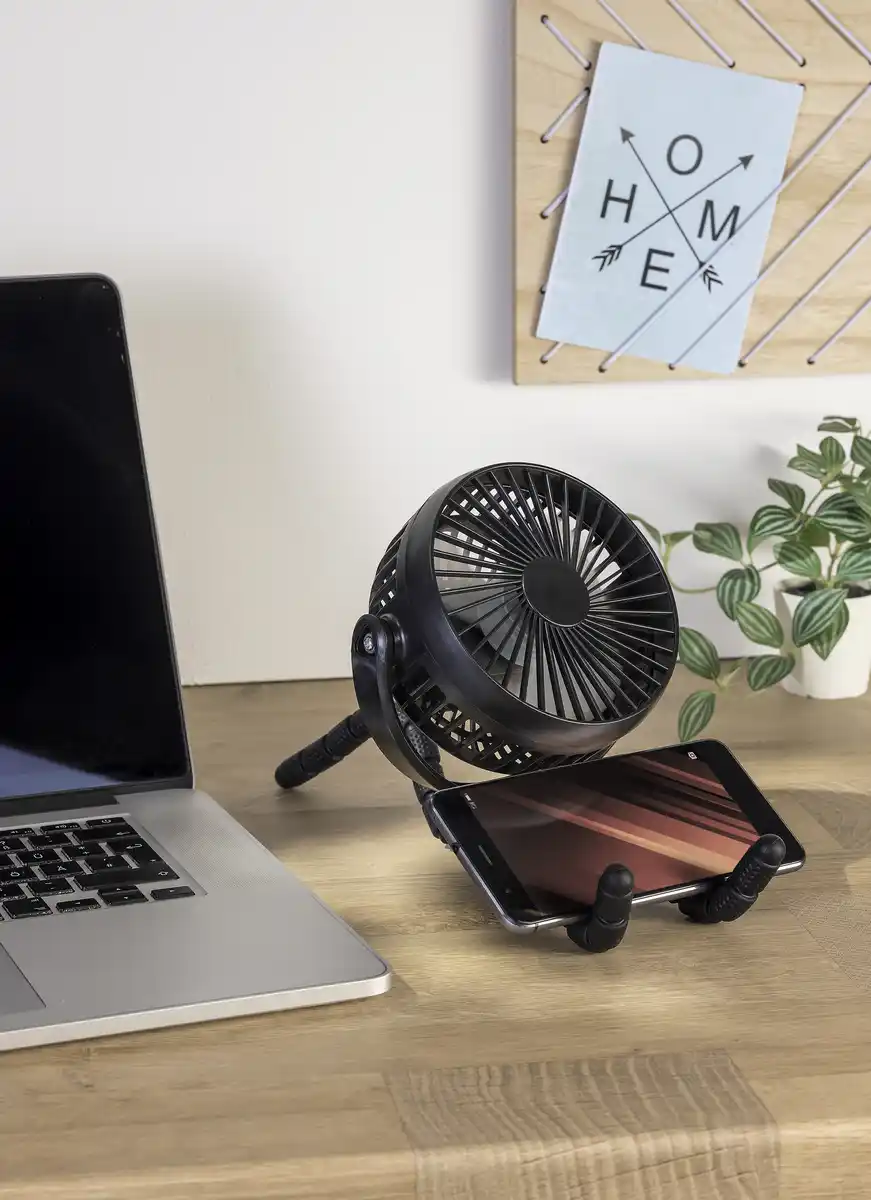 Bild 4 von IDEENWELT Akku-Ventilator schwarz