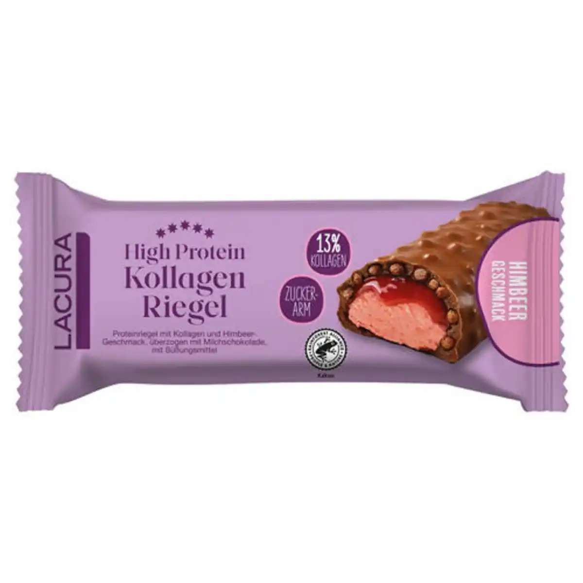 Bild 1 von LACURA Kollagenriegel 42 g, Himbeere