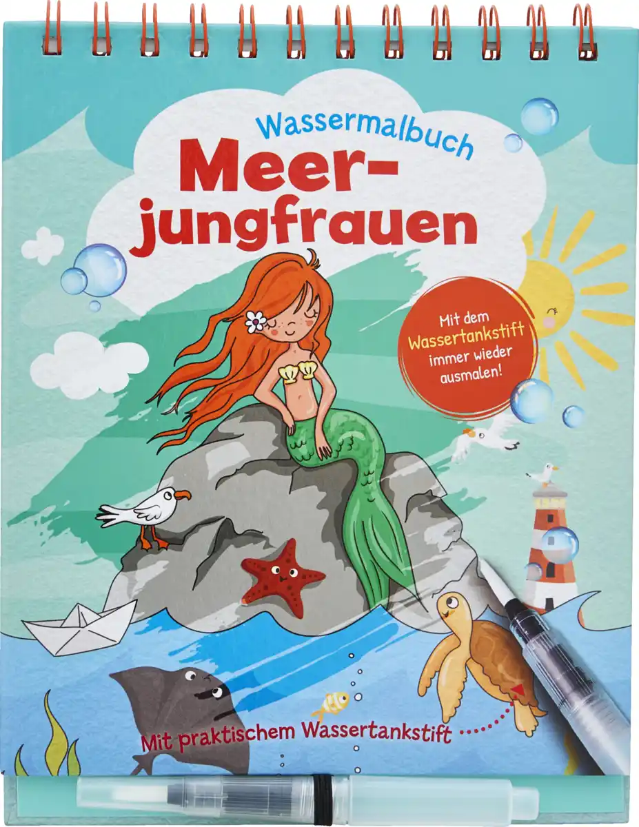 Bild 1 von IDEENWELT Wassermalbuch Meerjungfrauen