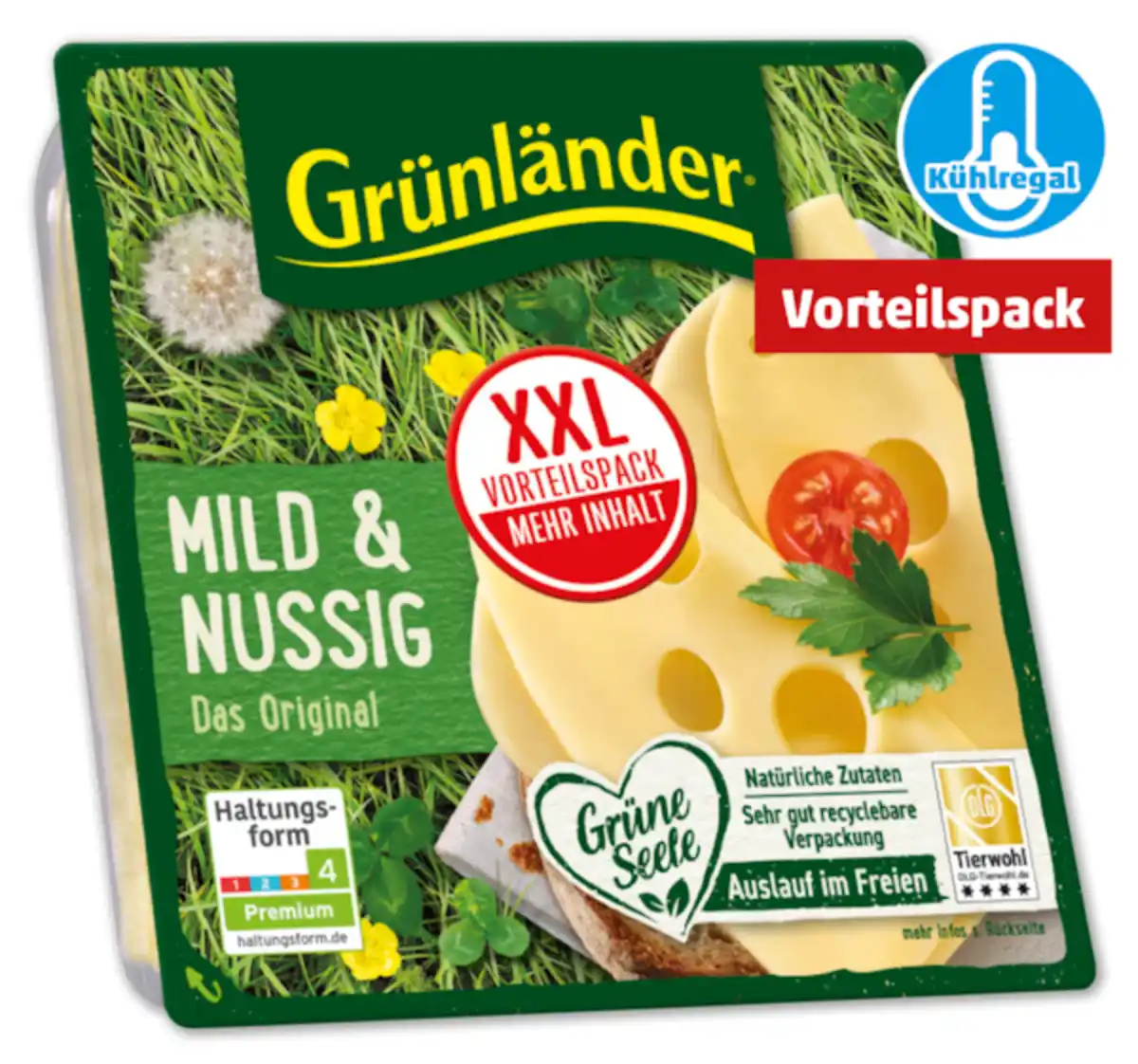 Bild 1 von GRÜNLÄNDER Käsescheiben*