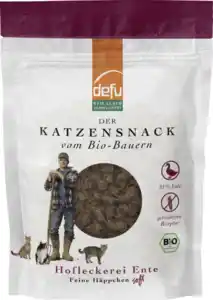 Defu Katze Hofleckerei Ente Feine Häppchen "soft", 80 g