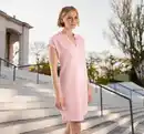 Bild 3 von IDEENWELT Musselin-Kleid rosa Gr. L