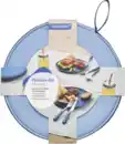 Bild 1 von IDEENWELT Picknick-Set mit Besteck und Teller für 2 blau