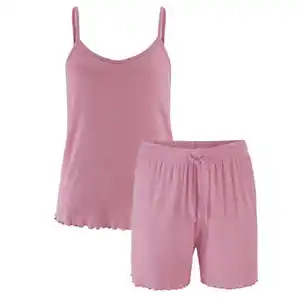 UP2FASHION WOMEN Damen Pyjama, Rosa, S 36/38