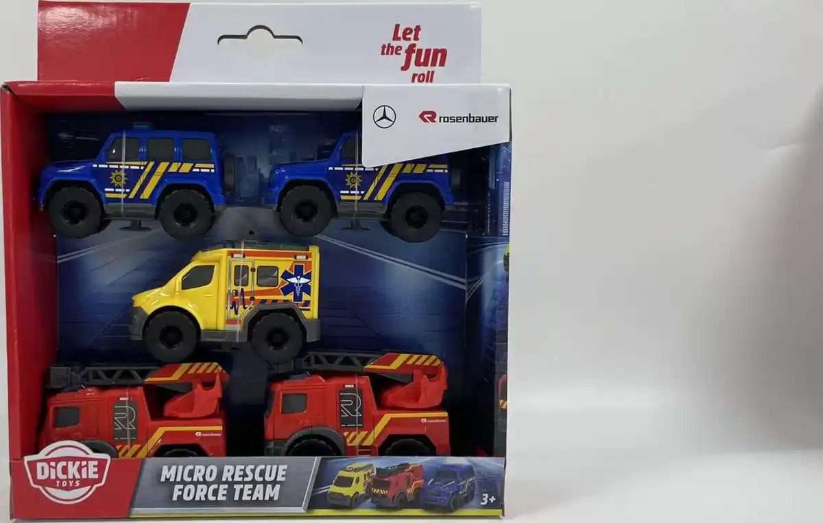 Bild 1 von Dickie Toys Micro Workers Spielset Rescue Force