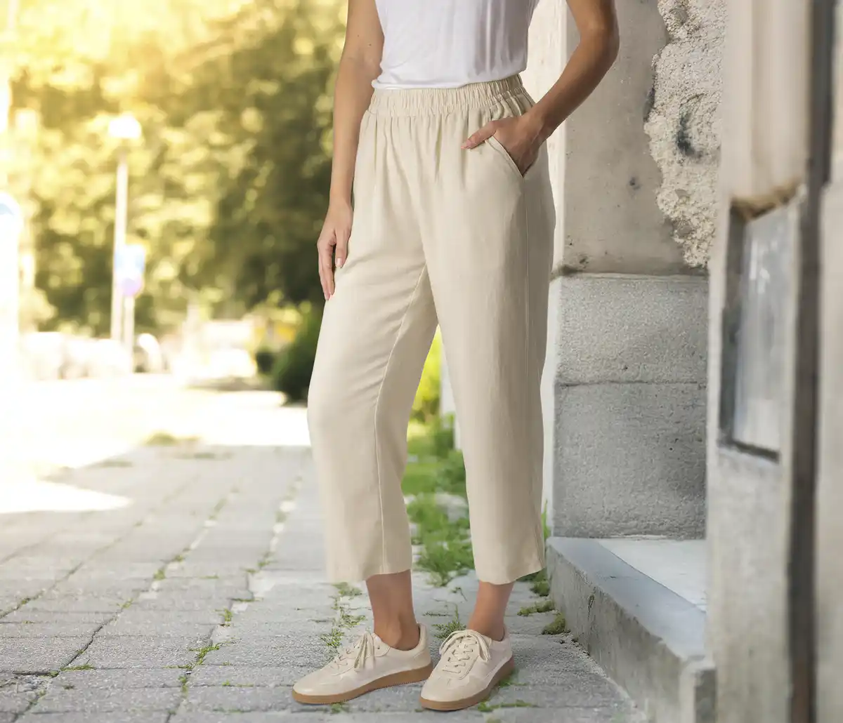 Bild 4 von IDEENWELT Culotte beige Gr. M