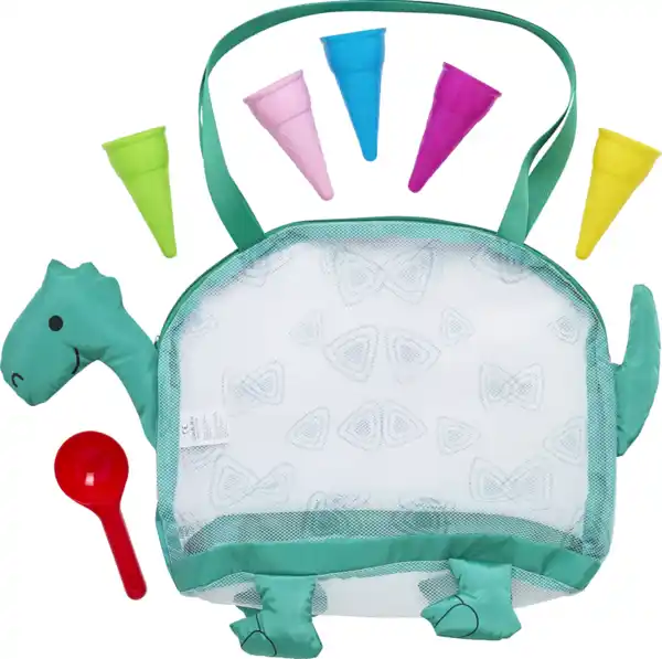 Bild 2 von IDEENWELT Sandspielzeugtasche Dino