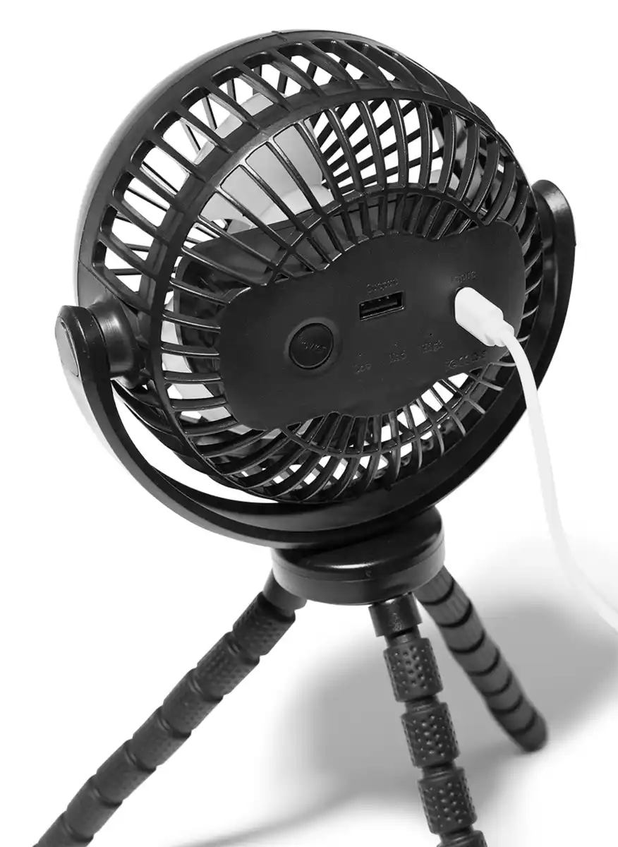 Bild 3 von IDEENWELT Akku-Ventilator schwarz