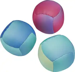 IDEENWELT 3er Set Neopren-Bälle