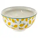 Bild 1 von HOME CREATION Kerze in Mediterraner Schale, Zitronen, Zitronenverbene
