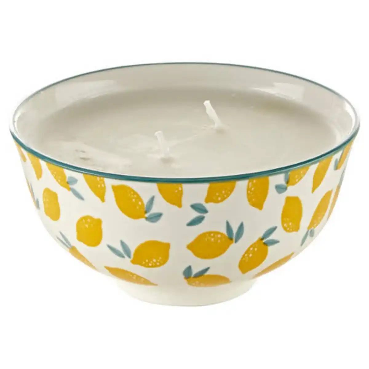 Bild 1 von HOME CREATION Kerze in Mediterraner Schale, Zitronen, Zitronenverbene