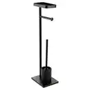 Bild 1 von HOME CREATION 3in1 WC-Standgarnitur, Schwarz