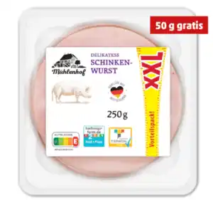 MÜHLENHOF Delikatess Schinkenwurst XXL*