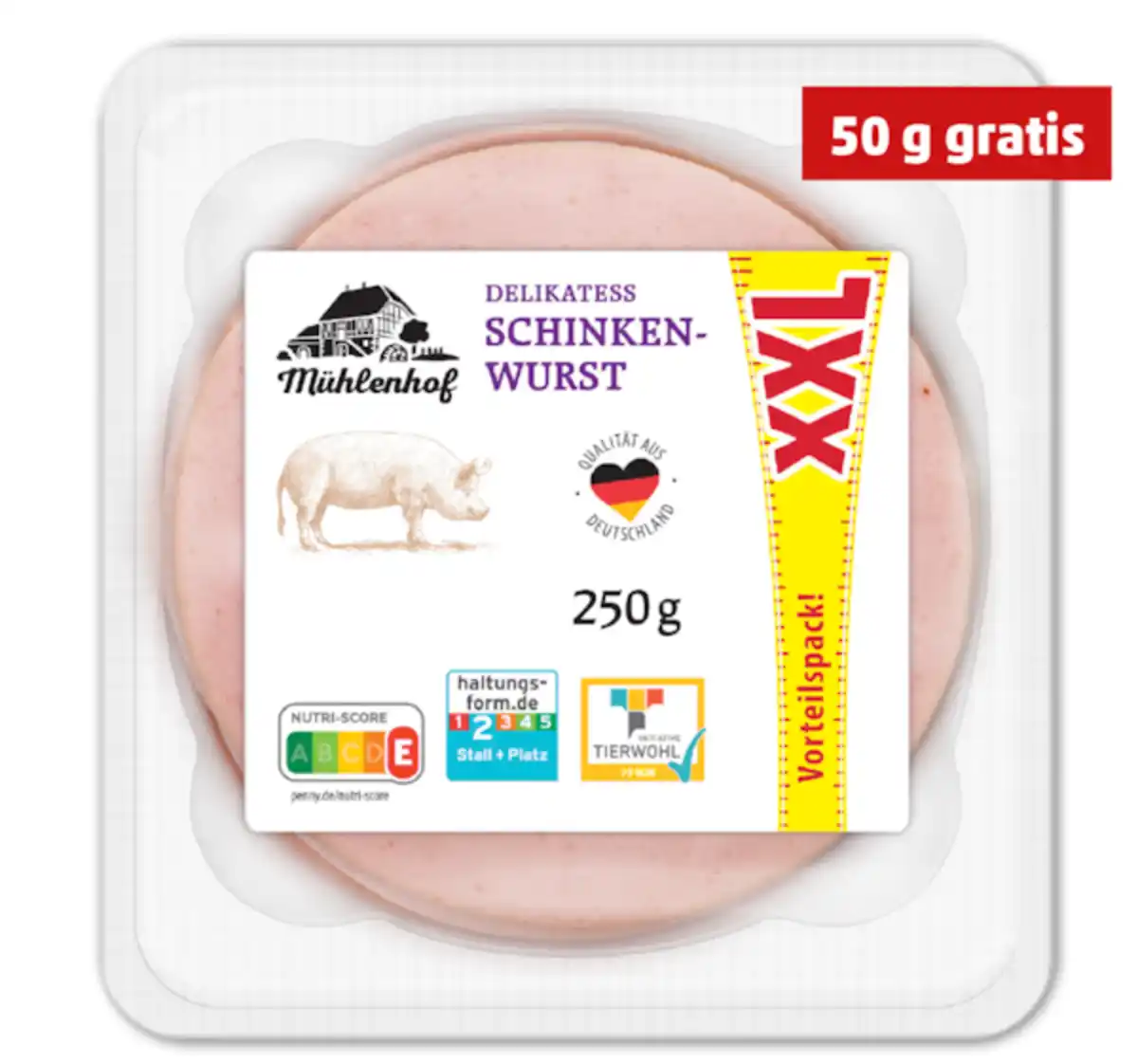 Bild 1 von MÜHLENHOF Delikatess Schinkenwurst XXL*