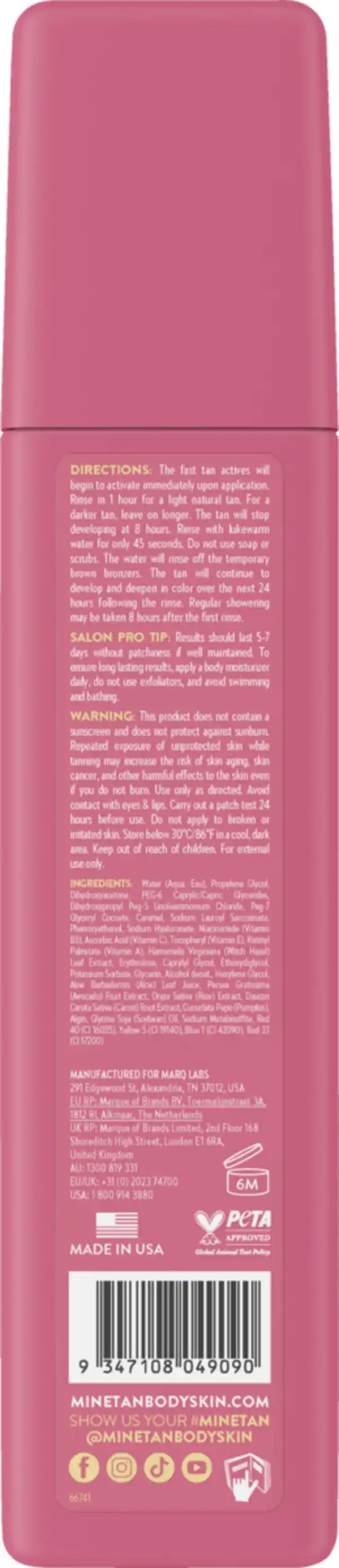 Bild 3 von mine.tan Wonder Tan Self Tan Foam, 200 ml