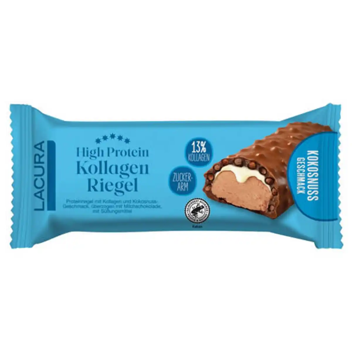 Bild 1 von LACURA Kollagenriegel 42 g, Kokos