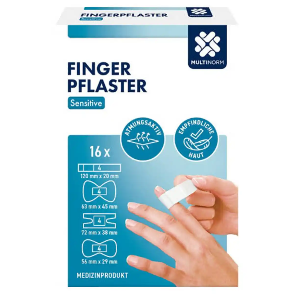 Bild 1 von MULTINORM Fingerpflaster, Sensitiv