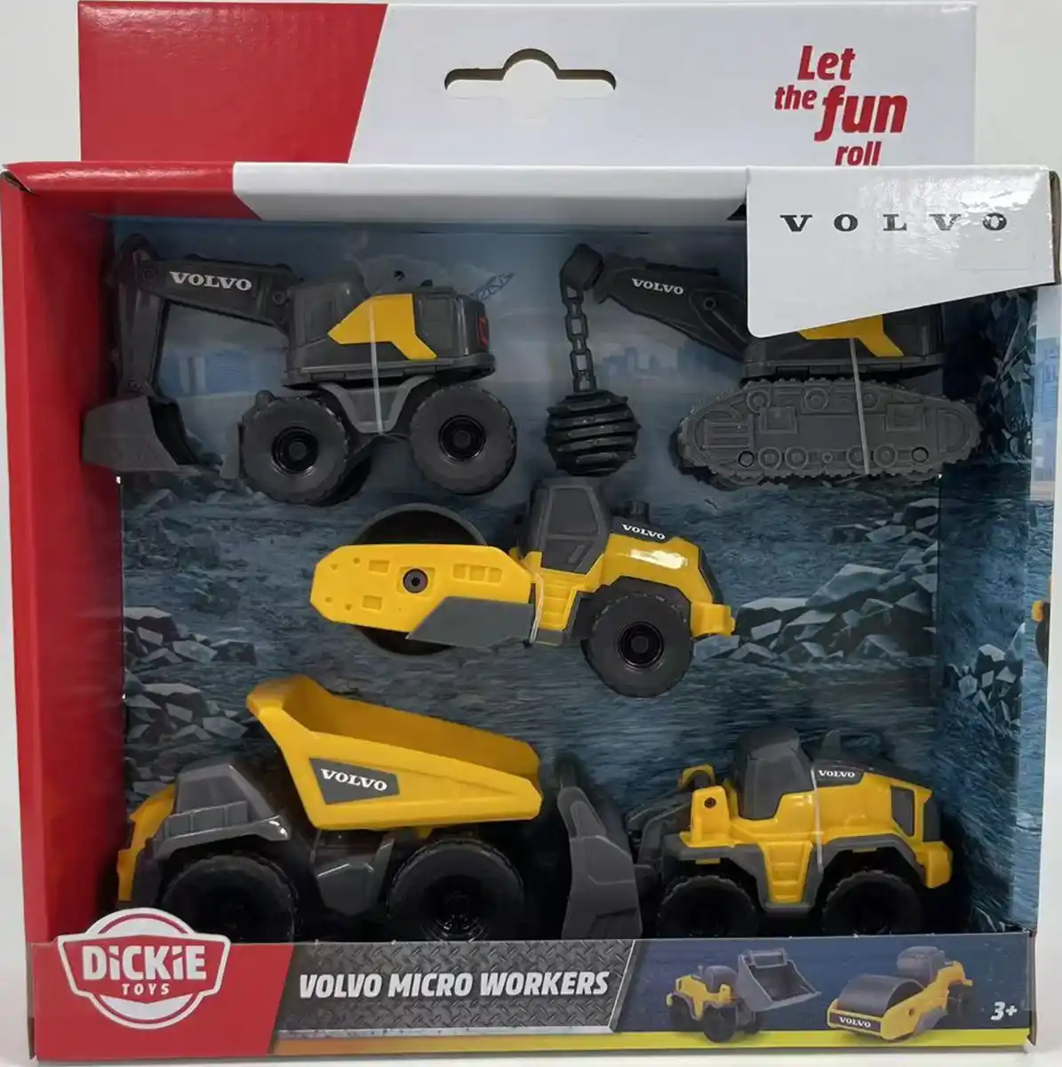 Bild 1 von Dickie Toys Micro Workers Spielset Volvo