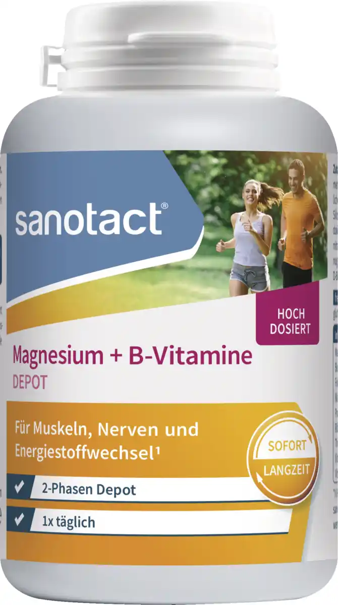 Bild 1 von sanotact® Magnesium 500 +B-Vitamine Tabletten