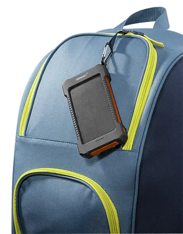 Bild 3 von IDEENWELT Solar-Powerbank orange