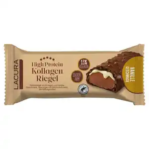 LACURA Kollagenriegel 42 g, Vanille