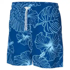 UP2FASHION MEN Herren Badehose, Blau All-Over-Print, M