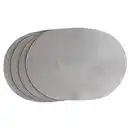 Bild 1 von HOME CREATION Geflochtene Platzsets 4er-Set, oval, Hellgrau
