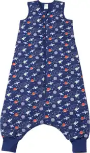 ALANA Schlafsack mit Beinen 2 TOG mit Weltraum-Muster, blau, 100 cm, 1 St