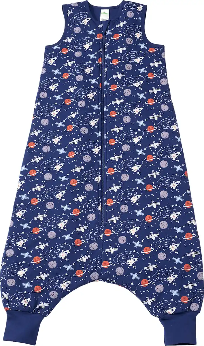 Bild 1 von ALANA Schlafsack mit Beinen 2 TOG mit Weltraum-Muster, blau, 100 cm, 1 St