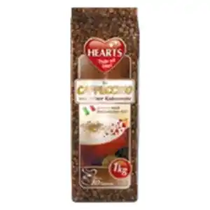 Hearts Cappuccino mit feiner Kakaonote
